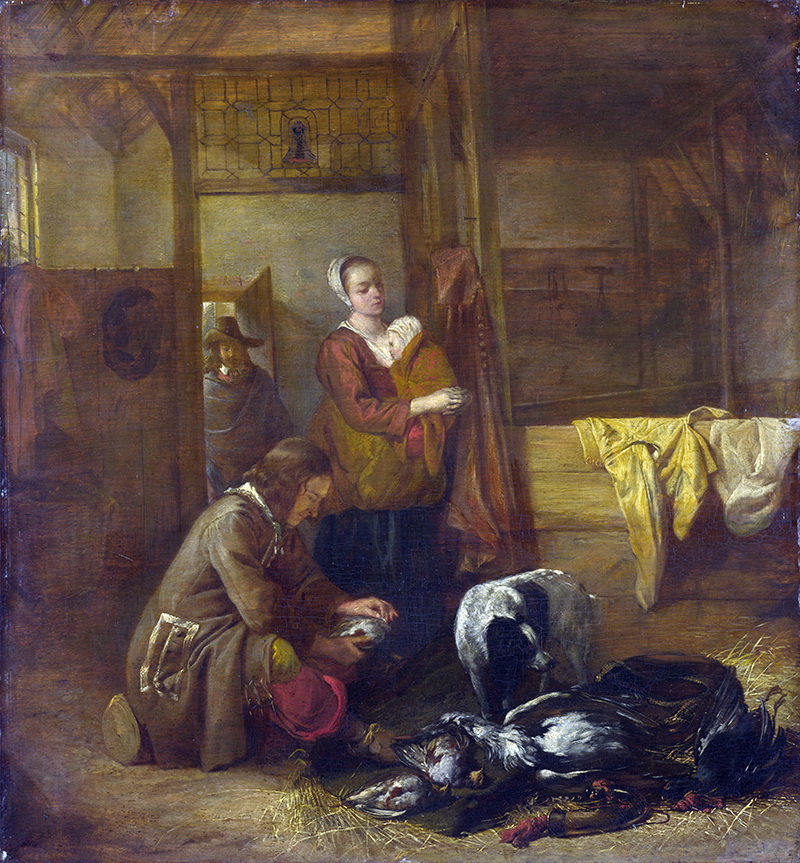 A018044《作品4》荷兰画家约翰内斯·维米尔高清作品 油画-第1张