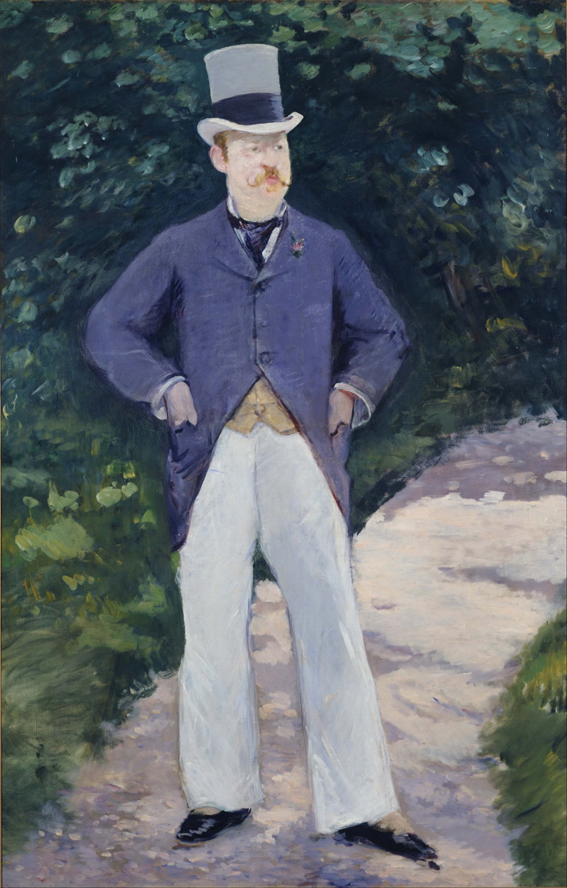 A019016《布朗先生的肖像》法国画家爱德华·马奈高清作品 油画-第1张