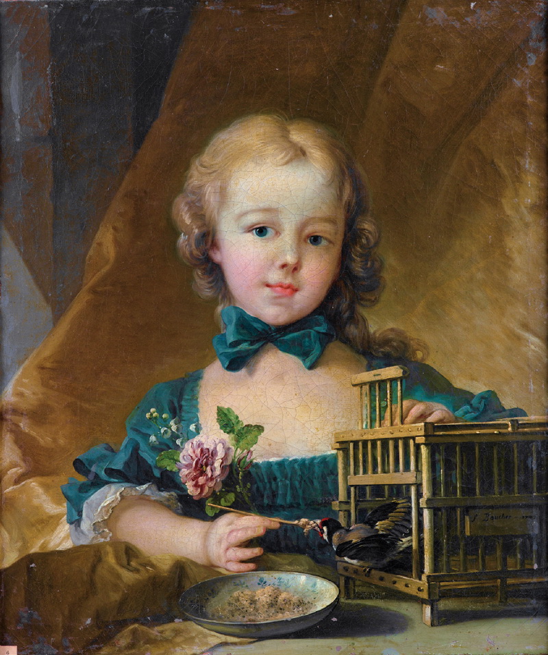 A022108《蓬巴杜夫人》法国画家弗朗索瓦·布歇高清作品 油画-第1张