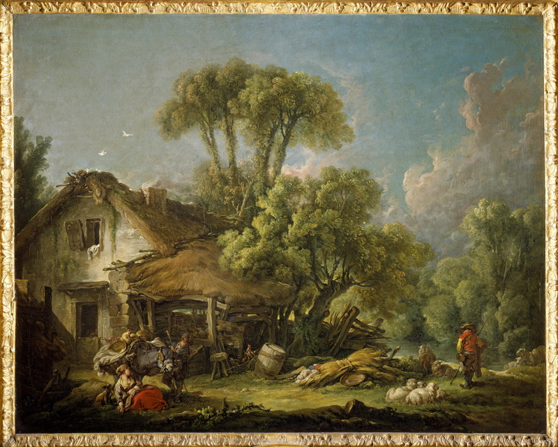 A022214《作品002》法国画家弗朗索瓦·布歇高清作品 油画-第1张