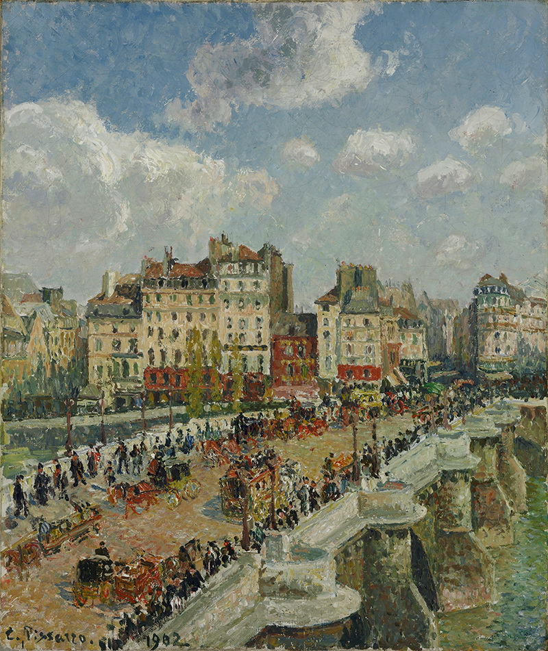 A023008《蒙马特大街》法国画家卡米耶·毕沙罗高清作品 油画-第1张