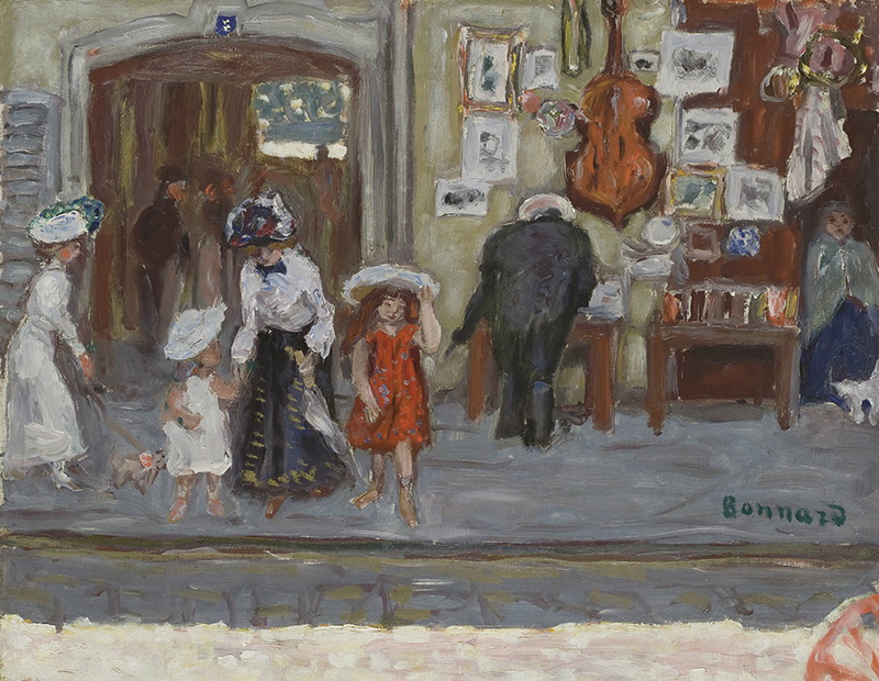 A026008《在街上》法国画家皮埃尔·博纳尔高清作品 油画-第1张