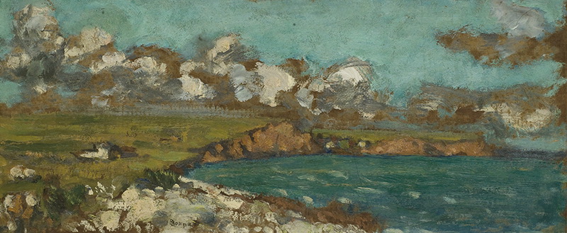 A026012《悬崖》法国画家皮埃尔·博纳尔高清作品 油画-第1张