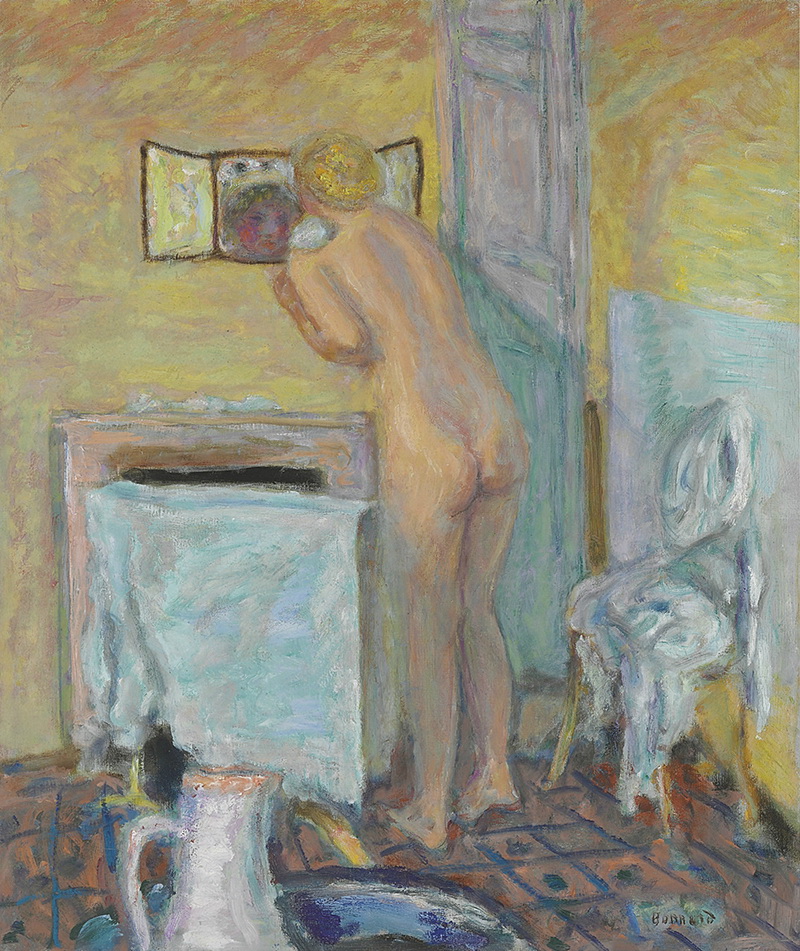 A026039《裸体或沐浴》法国画家皮埃尔·博纳尔高清作品 油画-第1张