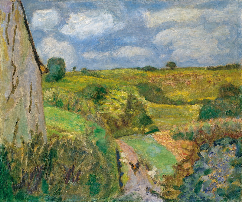 A026050《倾斜路径》法国画家皮埃尔·博纳尔高清作品 油画-第1张