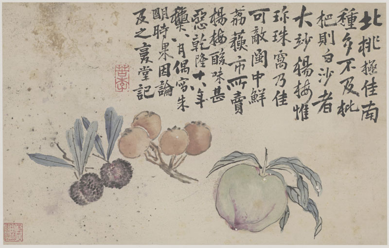 B2054002《花鸟十二开之二》清代画家李复堂高清作品 清代-第1张