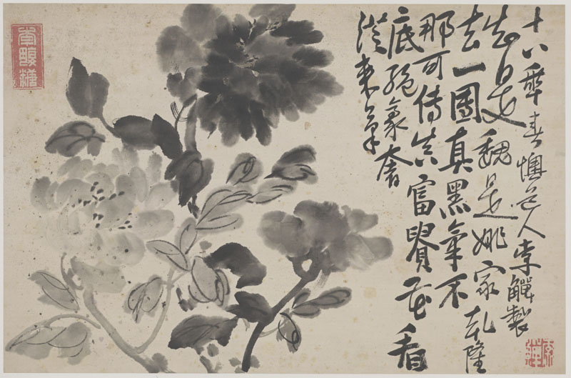 B2054004《花鸟十二开之四》清代画家李复堂高清作品 清代-第1张