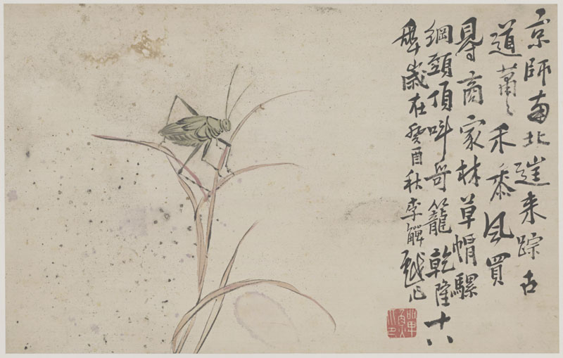 B2054009《花鸟十二开之九》清代画家李复堂高清作品 清代-第1张