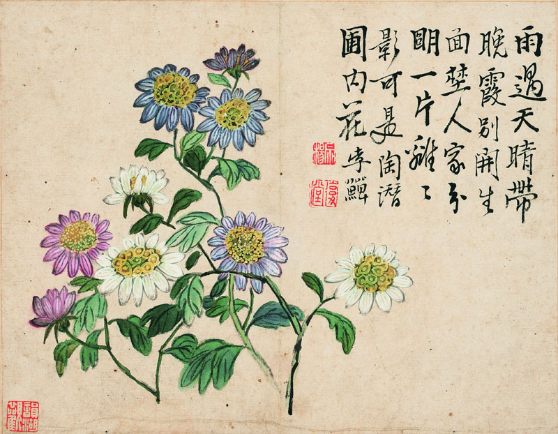 B2054020《花鸟册十开之二》清代画家李复堂高清作品 清代-第1张