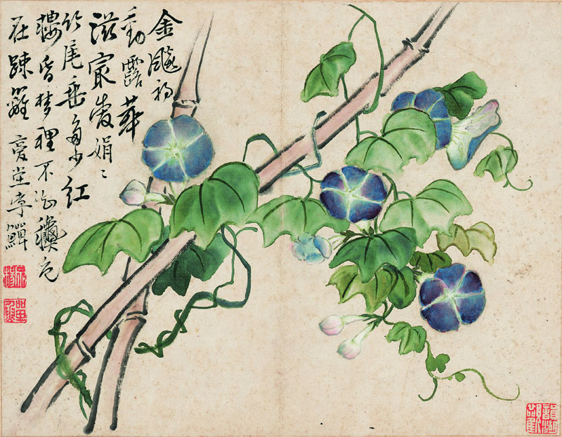 B2054026《花鸟册十开之八》清代画家李复堂高清作品 清代-第1张