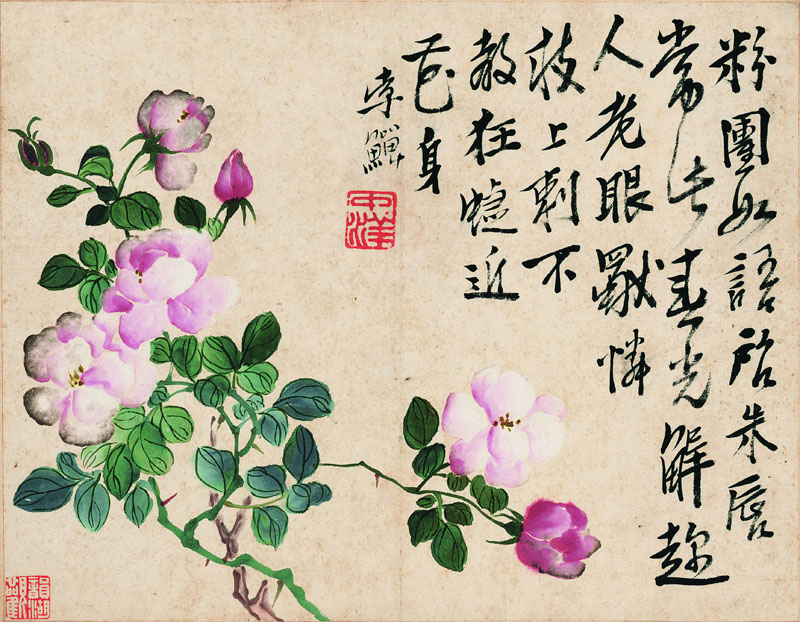 B2054028《花鸟册十开之十》清代画家李复堂高清作品 清代-第1张