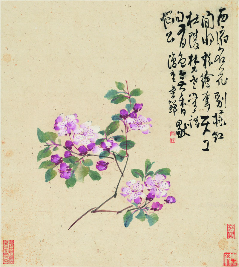 B2054039《花卉十二开之十一》清代画家李复堂高清作品 清代-第1张