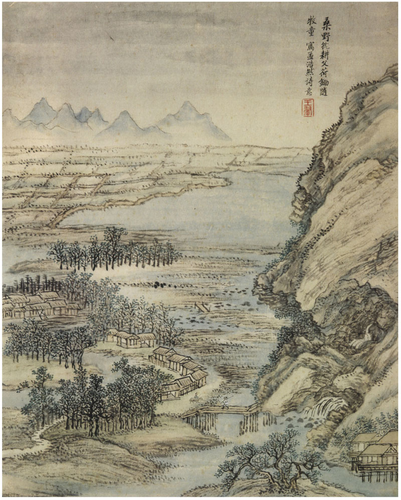 B2093013《仿古山水册十三》清代画家王翚高清作品 清代-第1张