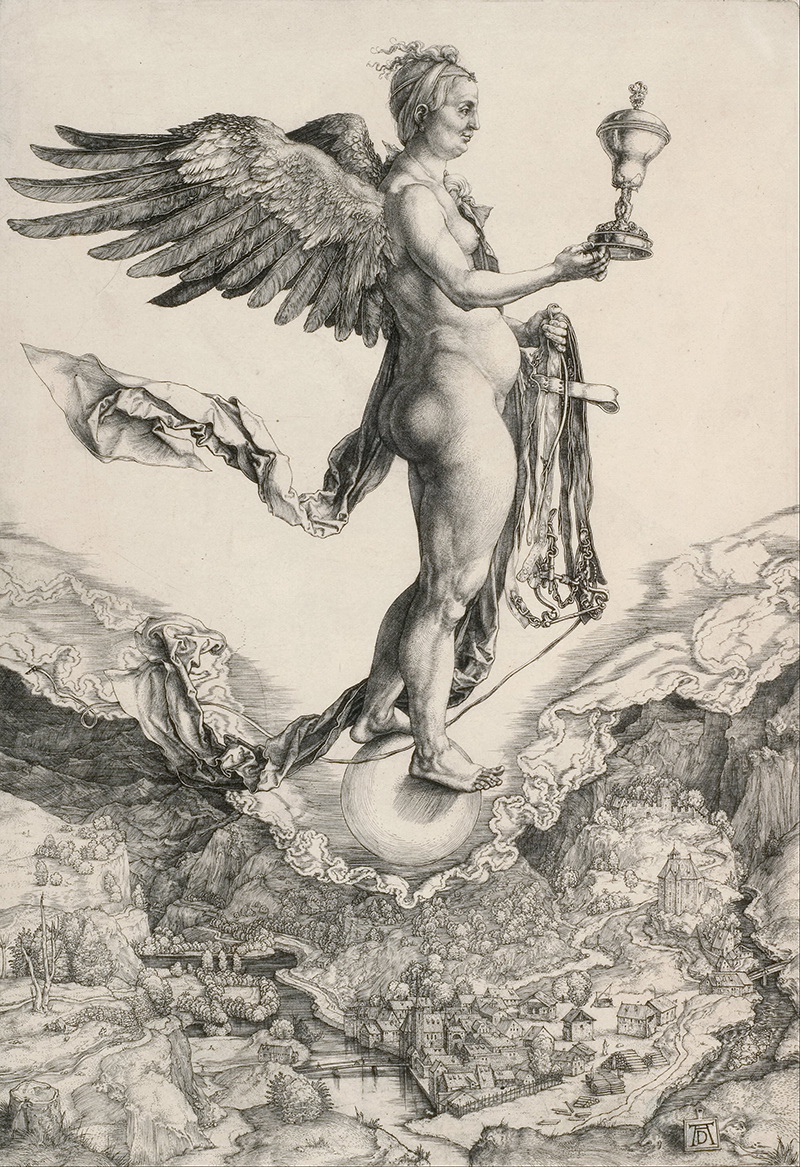A027027《涅墨西斯（复仇女神）》德国画家阿尔布雷特·丢勒高清作品 德国-第1张