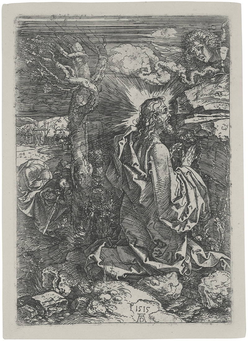 A027051《园中祈祷》德国画家阿尔布雷特·丢勒高清作品 德国-第1张