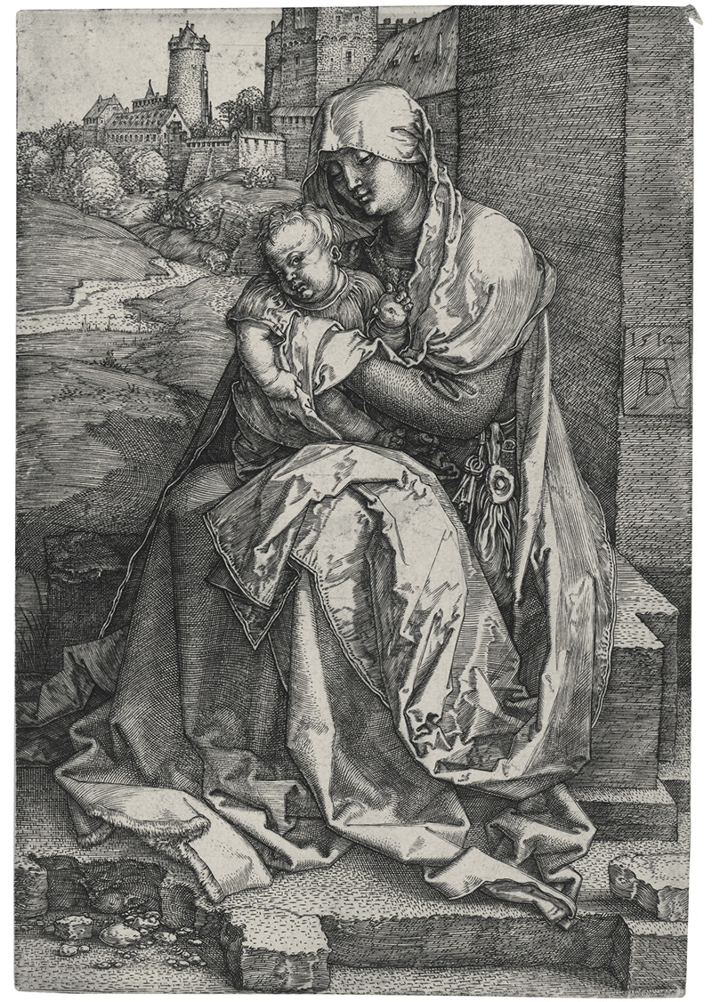 A027055《墙边圣母》德国画家阿尔布雷特·丢勒高清作品 德国-第1张