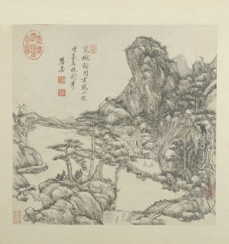 B2099002《卢鸿草堂十志图册二》清代画家王原祁高清作品 清代-第1张