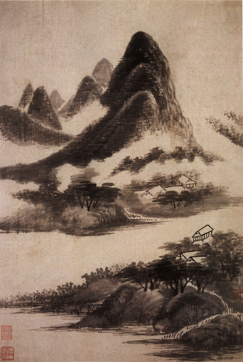 B2103003《仿古山水册》清代画家吴历高清作品 清代-第1张