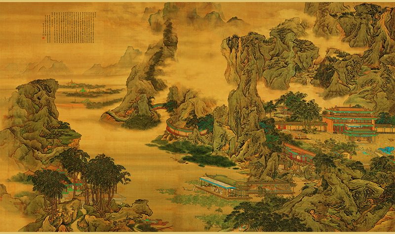 B2121010《阿房宫（下）》清代画家袁江高清作品 清代-第1张