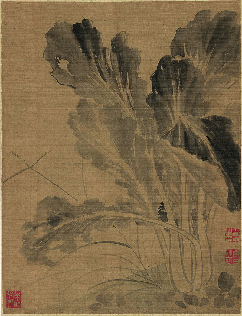 B2124030《花果蔬菜六开之五》清代画家恽寿平高清作品 清代-第1张