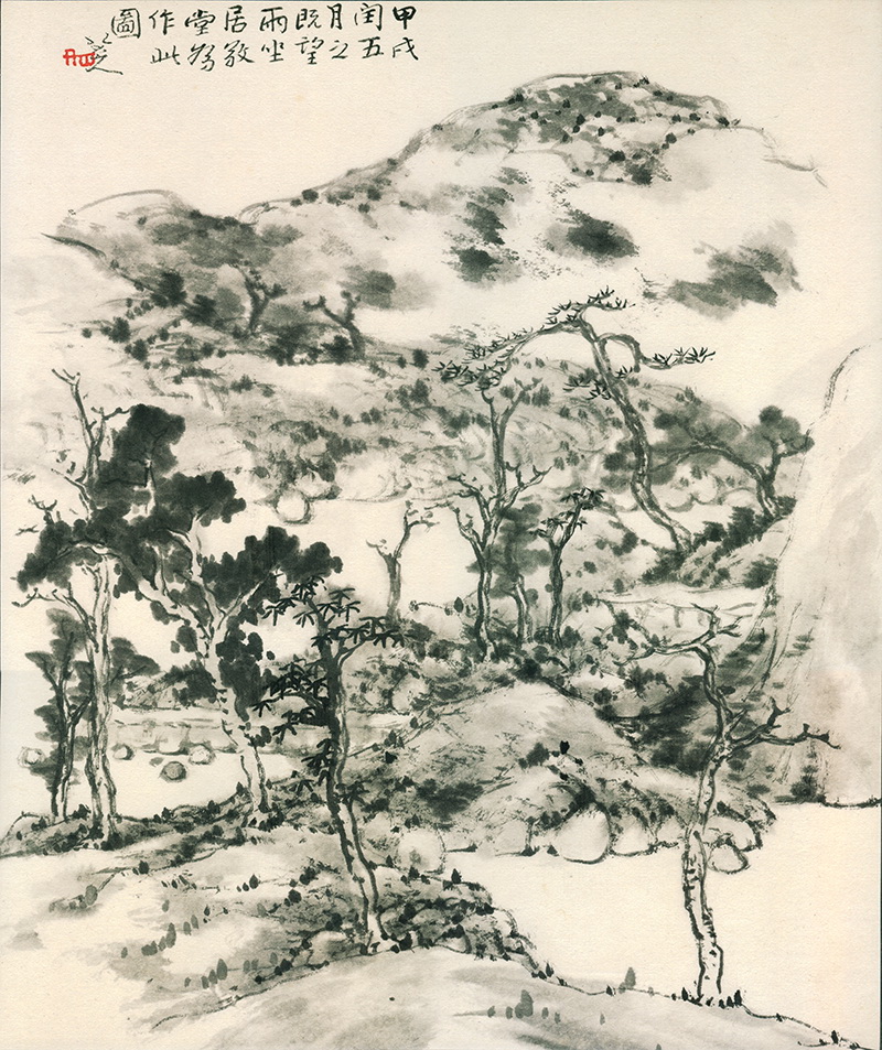 B2134014《花鸟图册二》清代画家朱耷（八大山人）高清作品 清代-第1张