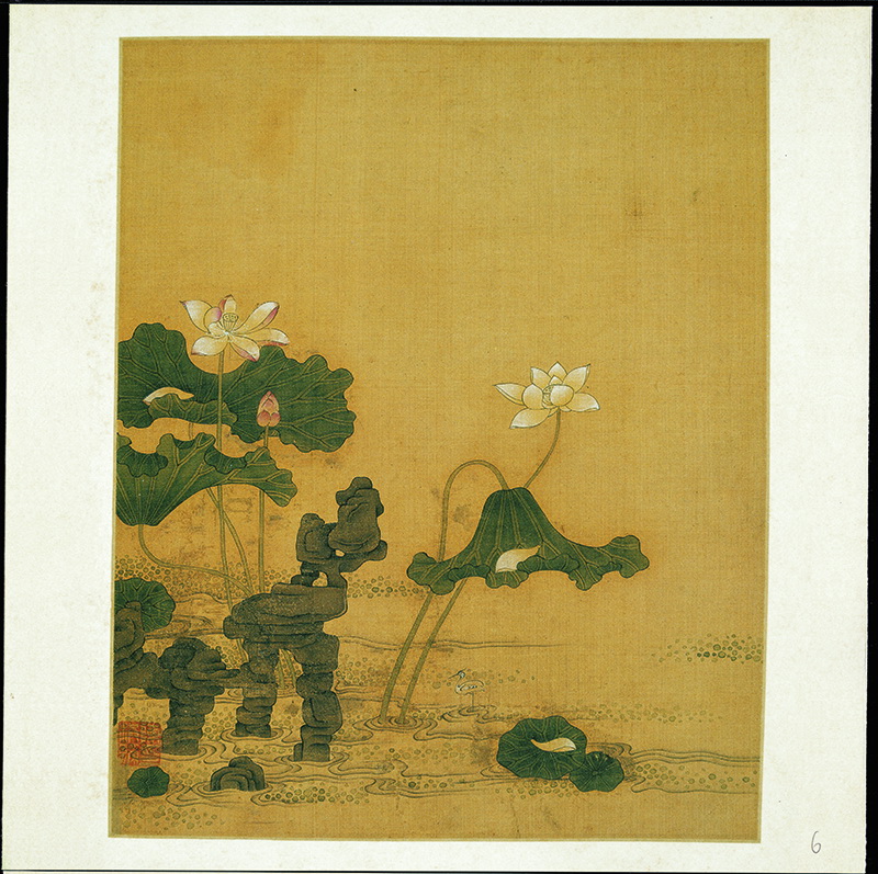 B3004030《花鸟精品册之六》明代画家陈洪绶高清作品 明代-第1张