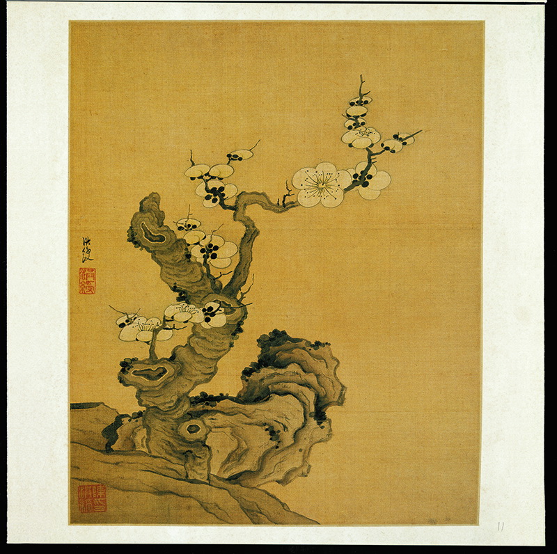 B3004034《花鸟精品册之十》明代画家陈洪绶高清作品 明代-第1张