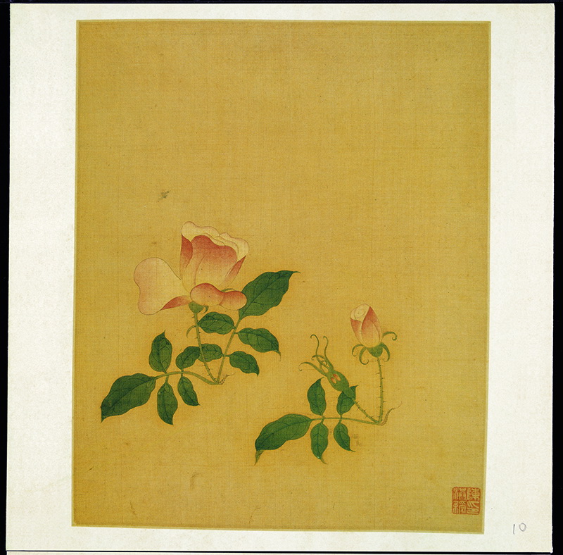 B3004040《花鸟草虫册之二》明代画家陈洪绶高清作品 明代-第1张