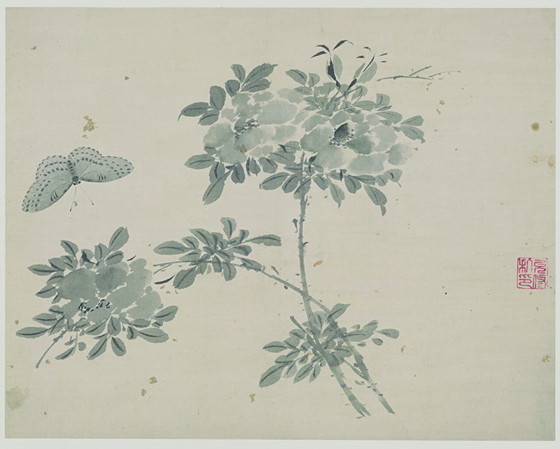 B3017001《花蝶草虫图册之一》明代画家杜大成高清作品 明代-第1张