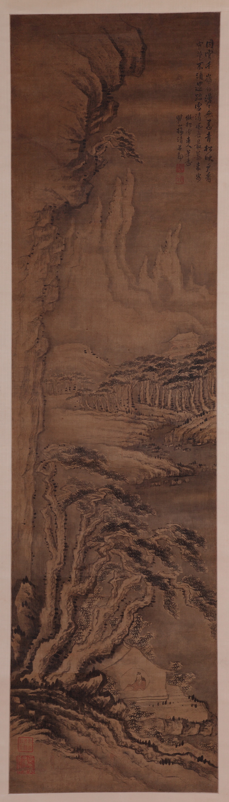 B3047006《千峰雪色图》明代画家梅清高清作品 明代-第1张