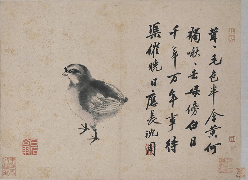 B3058038《卧游图册之九》明代画家沈周高清作品 书法-第1张