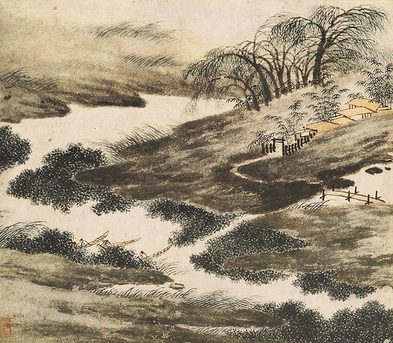 B3058065《东庄图册之十八》明代画家沈周高清作品 明代-第1张