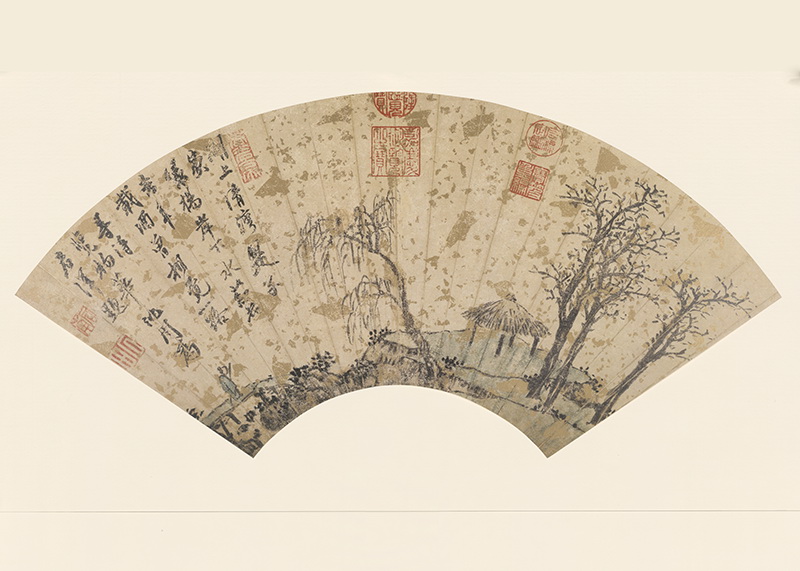 B3058091《扇面画之十二》明代画家沈周高清作品 明代-第1张