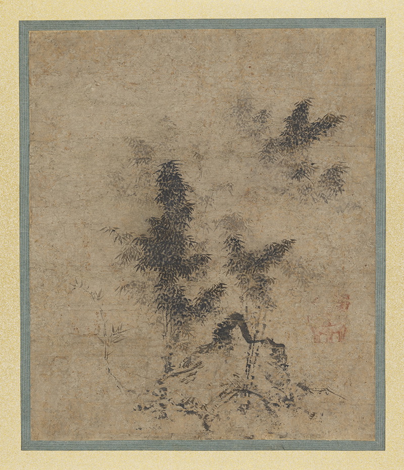 B3064001《竹图》明代画家檀芝瑞高清作品 明代-第1张