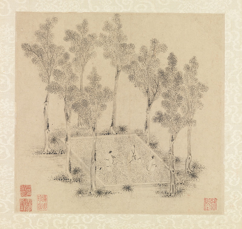 B3082018《山水诗画册之二》明代画家文徵明高清作品 明代-第1张