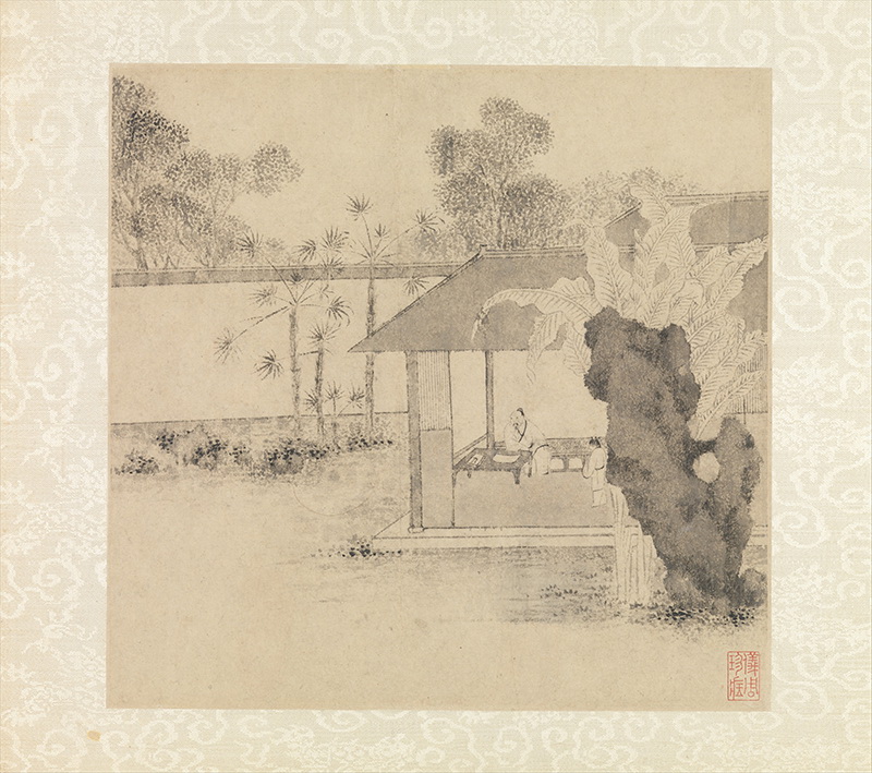 B3082031《山水诗画册之十五》明代画家文徵明高清作品 明代-第1张