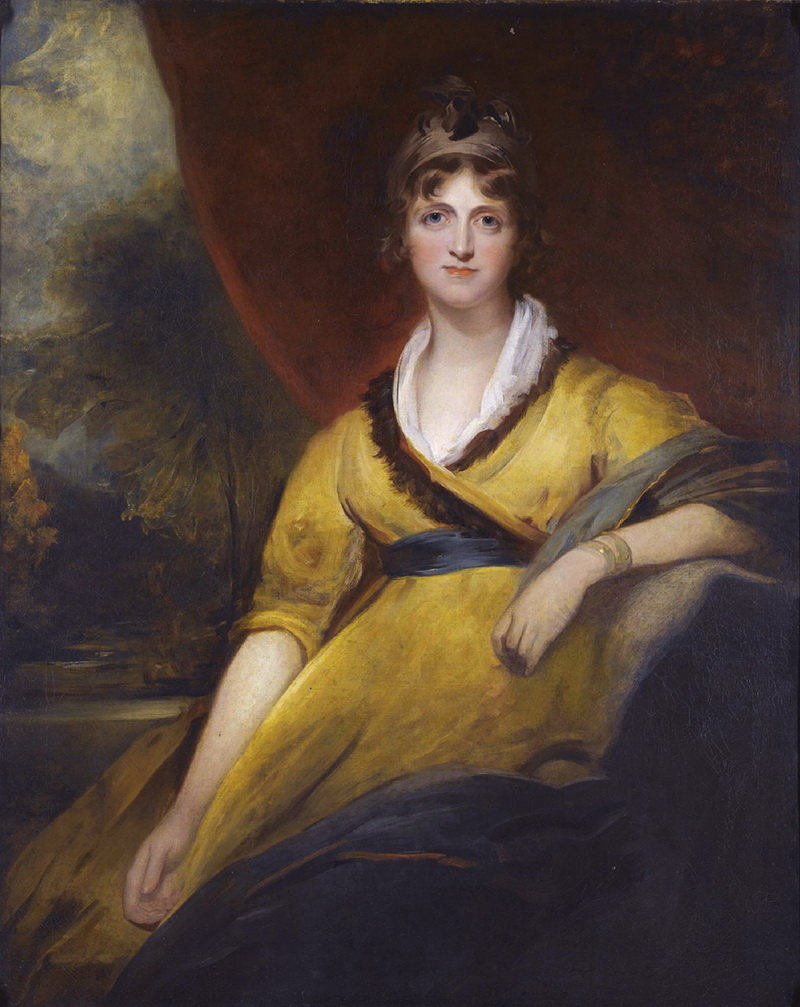 A028007《 玛丽，因齐坤伯爵夫人》英国画家托马斯.劳伦斯高清作品 油画-第1张