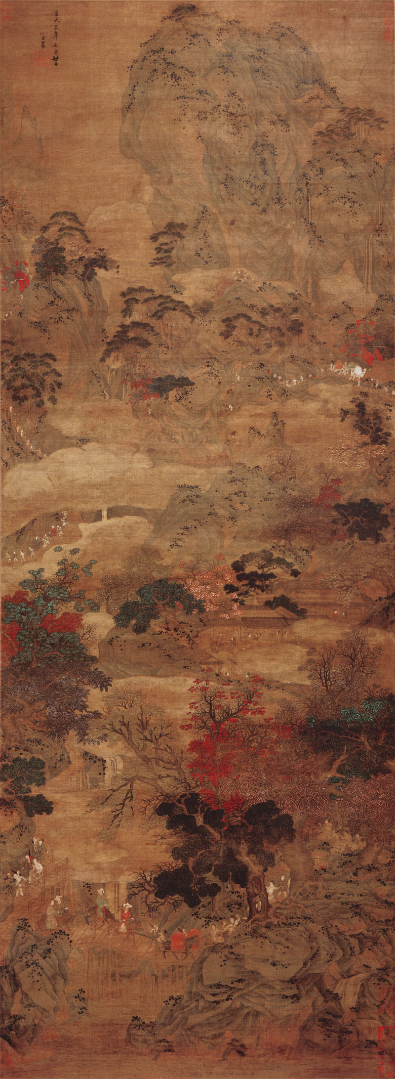 B4049037《蜀道难》元代画家赵孟頫高清作品 元代-第1张