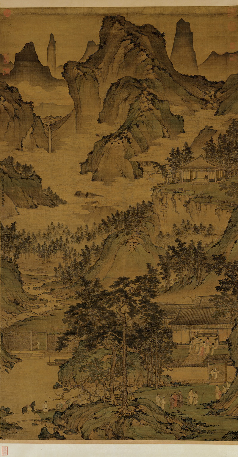 B4058010《东山丝竹图》元代画家佚名高清作品 元代-第1张