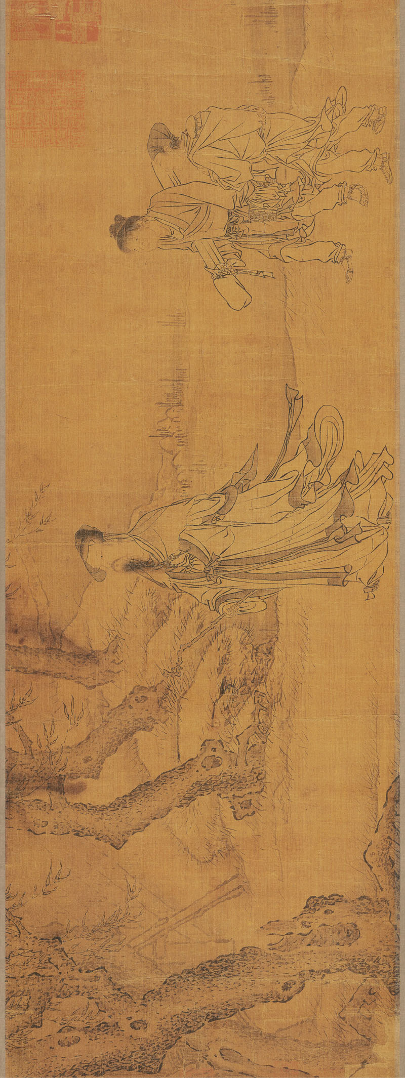 B4058013《画渊明归去来辞》元代画家佚名高清作品 元代-第1张