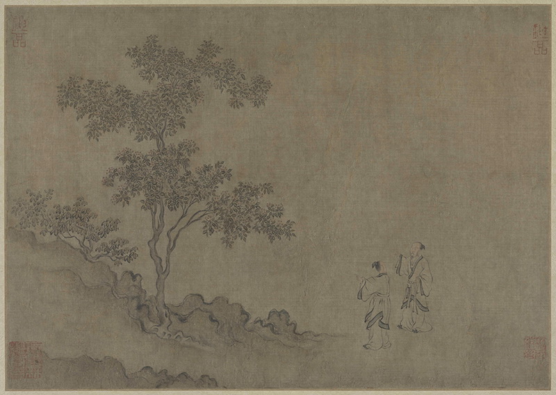 B5043007《马和之画赵构书唐风册之七》宋代画家马和之高清作品 宋代-第1张