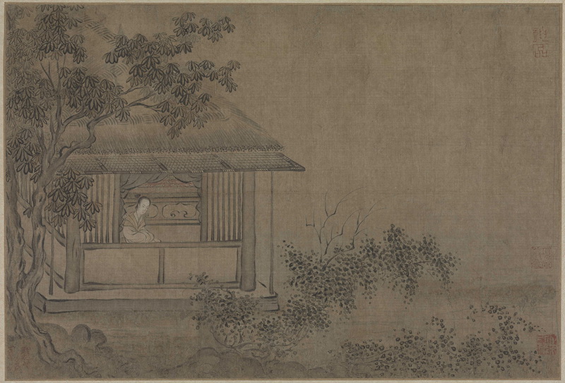 B5043010《马和之画赵构书唐风册之十》宋代画家马和之高清作品 宋代-第1张