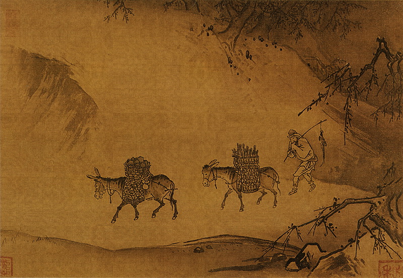 B5047035《晓雪山行图》宋代画家马远高清作品 宋代-第1张