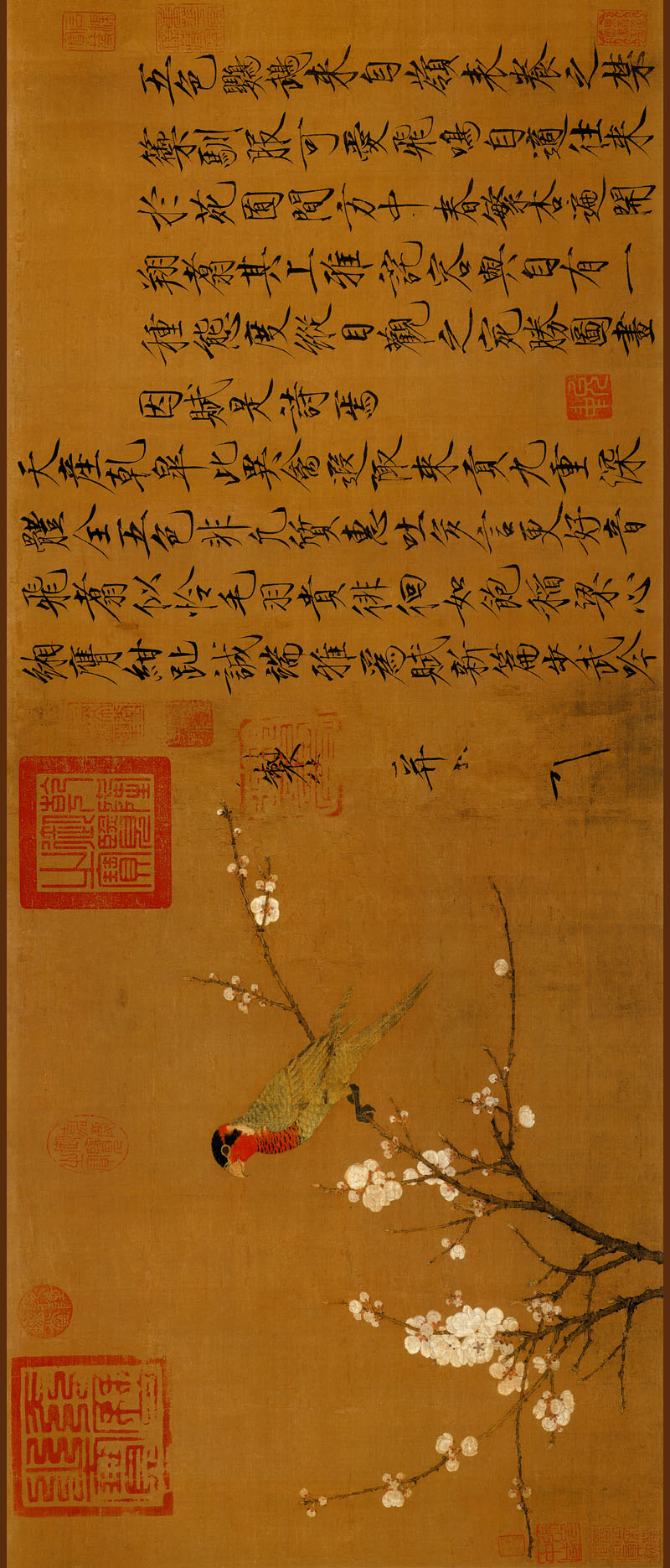 B5111040《五色鹦鹉图》宋代画家赵佶（宋徽宗）高清作品 宋代-第1张