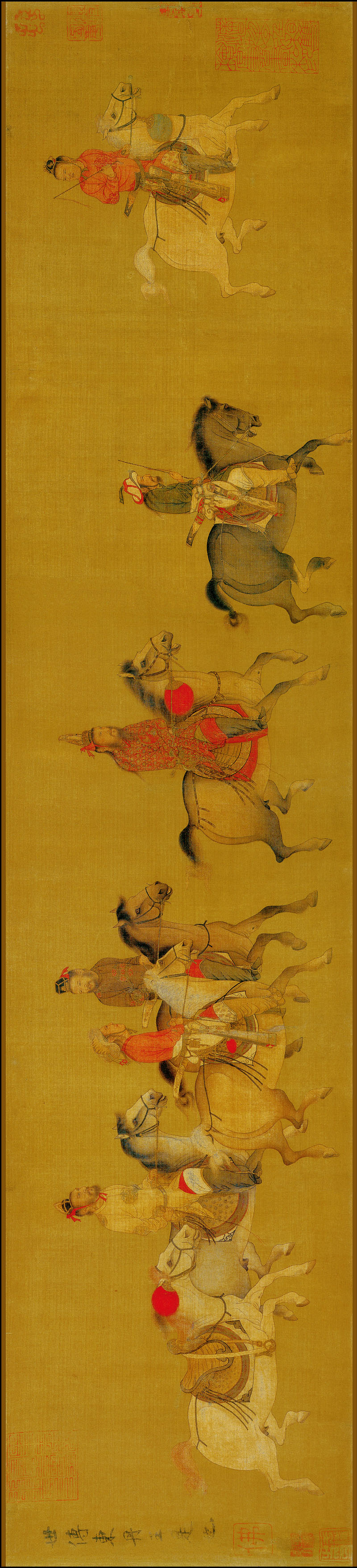 B5122038《番骑图》宋代画家（佚名）高清作品 宋代-第1张