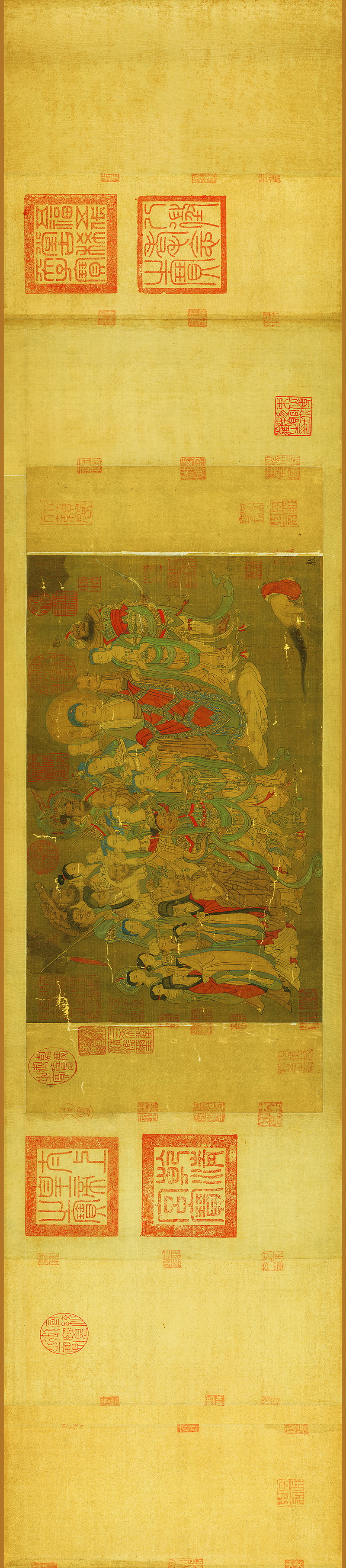 B5122159《燃灯佛授记释迦文图卷（画心）》宋代画家（佚名）高清作品 宋代-第1张