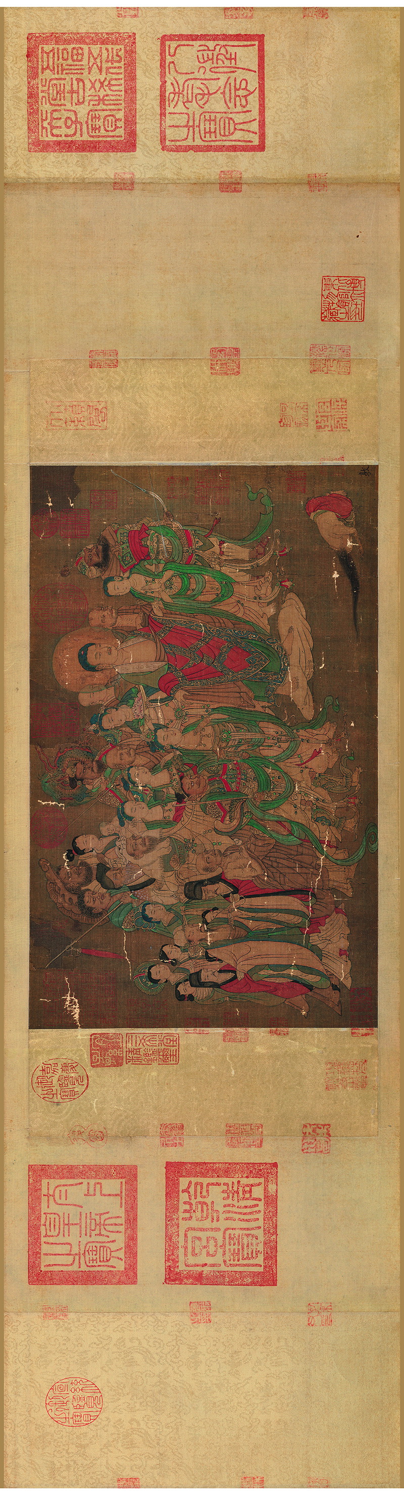 B5122161《燃灯佛授记释迦文图卷(画心)》宋代画家（佚名）高清作品 宋代-第1张