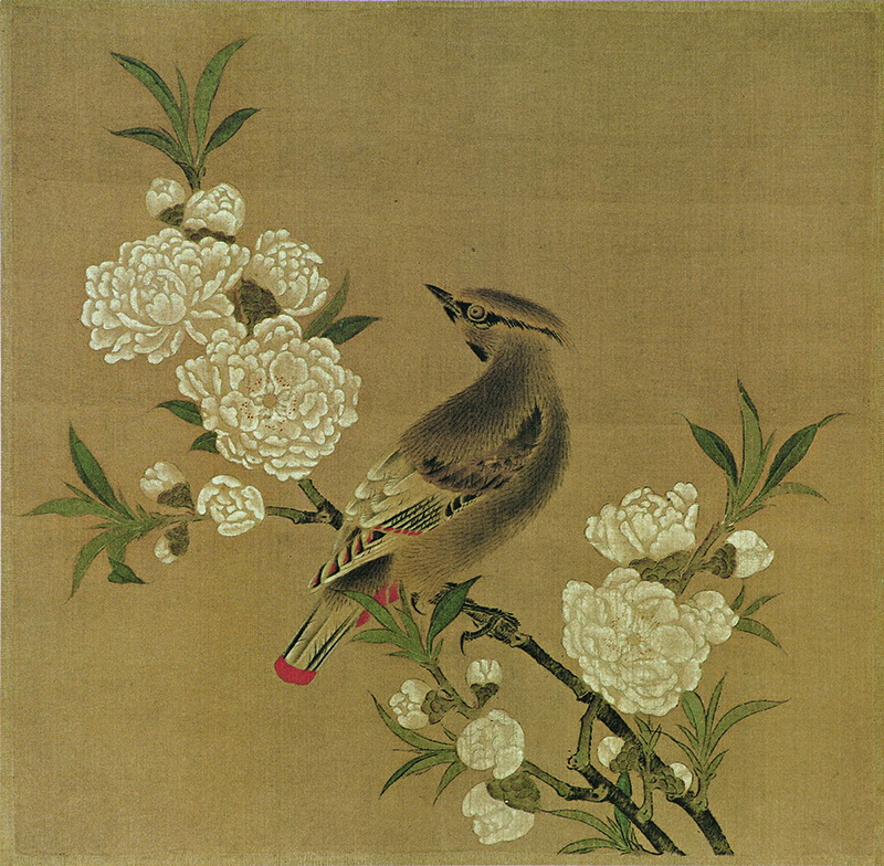 B5122216《桃花山鸟图》宋代画家（佚名）高清作品 宋代-第1张