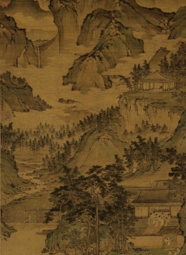B4058010《东山丝竹图》元代画家佚名高清作品