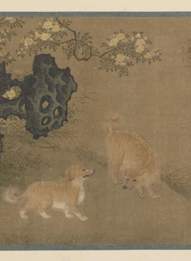 B060010《犹图》唐代画家赵福作品高清国画